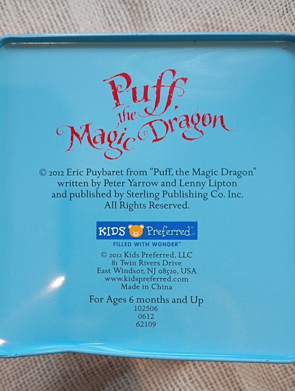 Puff The Magic Dragon Jack In The Box - Picture 3 of 5